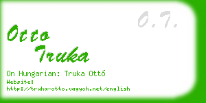 otto truka business card